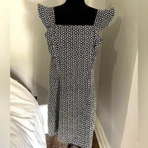 Scoop Women's Ruffle Sleeve Shift Dress XL